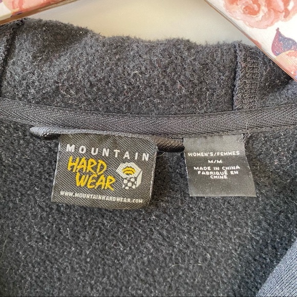 MOUNTAIN HARDWEAR Grettana Gray Peacoat Hoodie Jacket! Medium - Picture 6 of 10